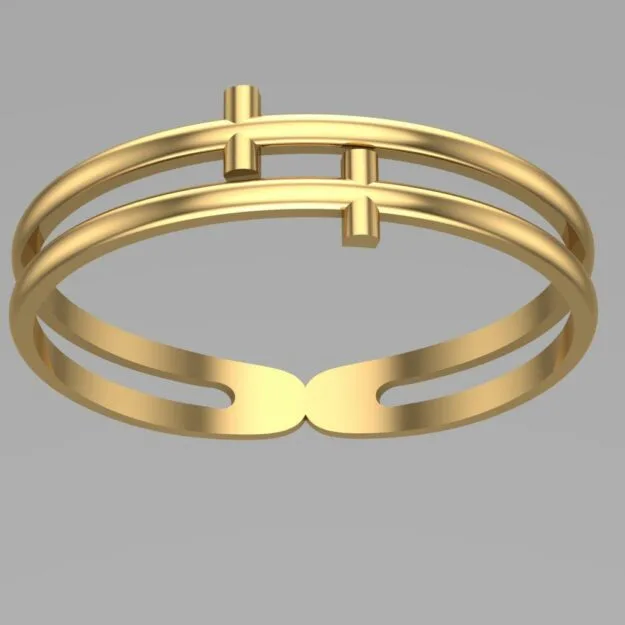 Women's Minimal Ring 3 3D Model