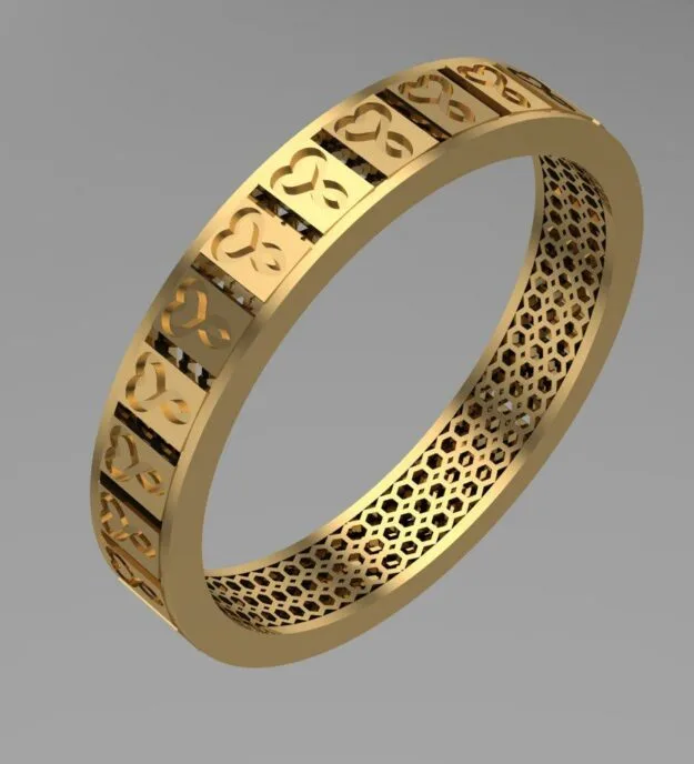 Minimal Love Avai Ring 3D Model