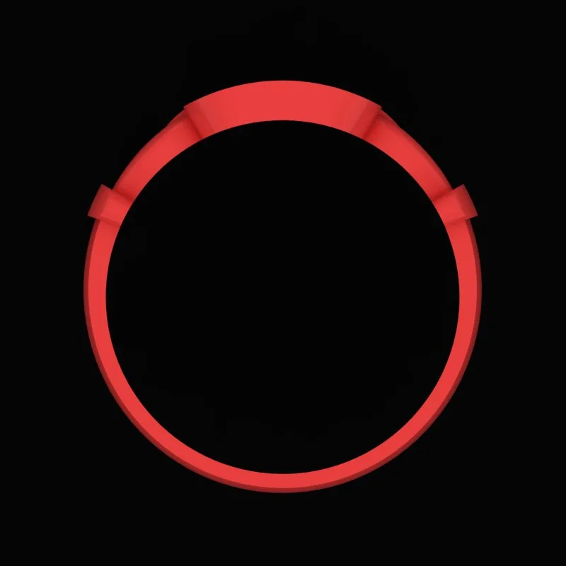 انگشتر مینیمال مینا خور R-Minimal-59 — تصویر ۳