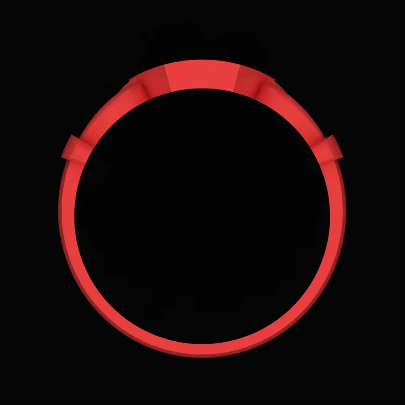 انگشتر مینیمال مینا خور R-Minimal-60 — تصویر ۳