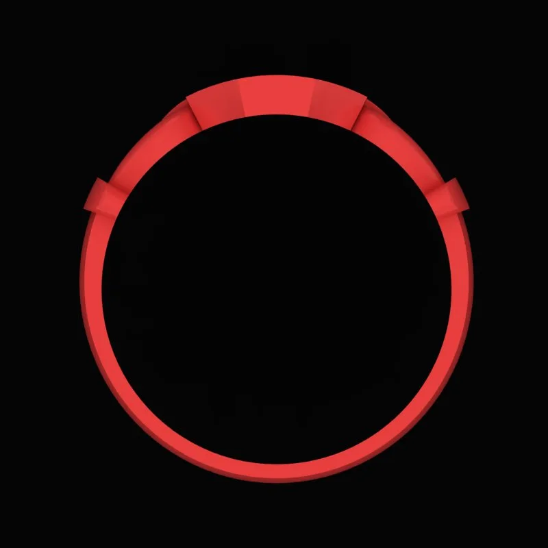 انگشتر مینیمال مینا خور R-Minimal-62 — تصویر ۳