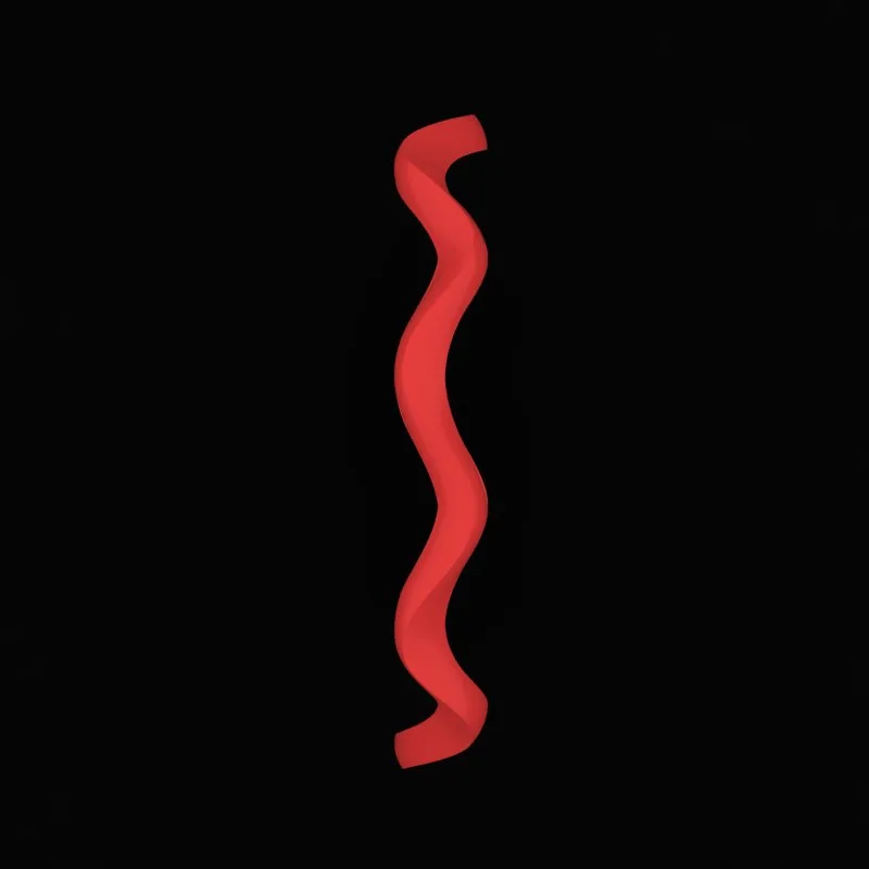 Wave Dar Bangle Alangou-02 3D Model — image 4