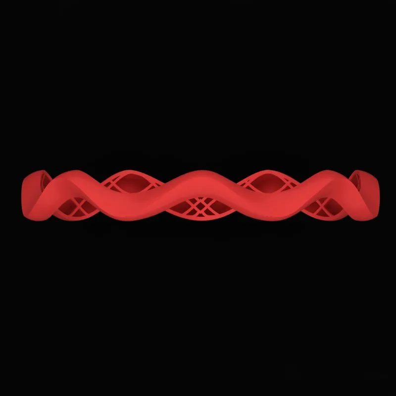 Wave Dar Bangle Alangou-02 3D Model — image 2