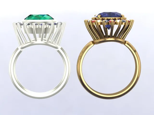 Sating Ring Jewelry 2 3D Model — image 3