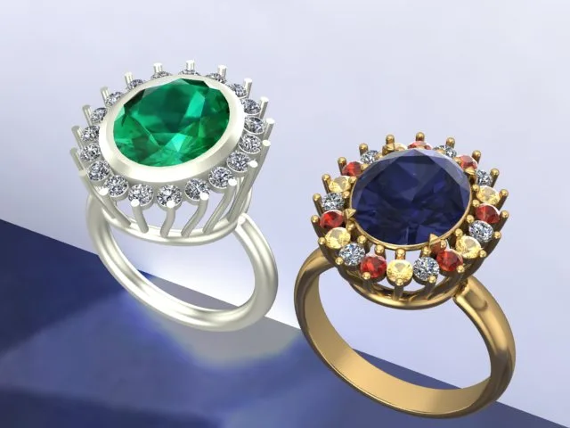 Sating Ring Jewelry 2 3D Model — image 2
