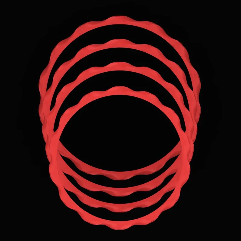 Cut Khor Bangle Alangou-04 3D Model — image 3