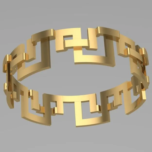 Women's Minimal Ring 3D Model