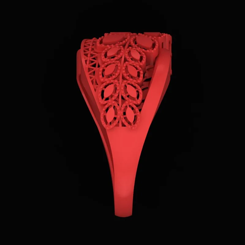 انگشتر تراش طرح مارکیز R-T-Marquise-04 — تصویر ۴