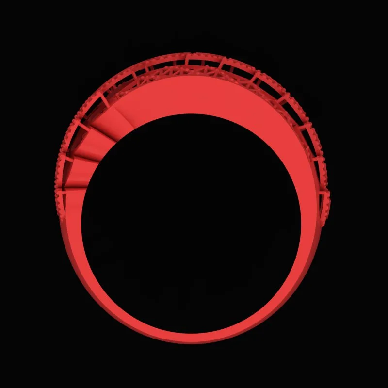 انگشتر تراش طرح مارکیز R-T-Marquise-05 — تصویر ۳