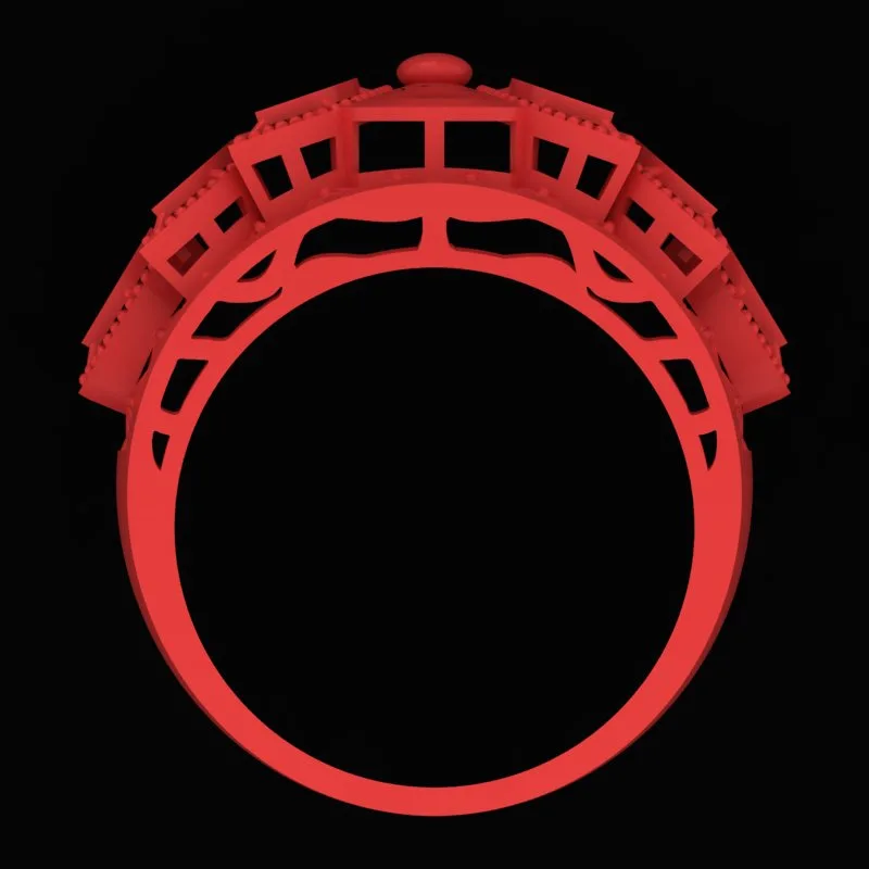 انگشتر تراش طرح مارکیز R-T-Marquise-14 — تصویر ۳