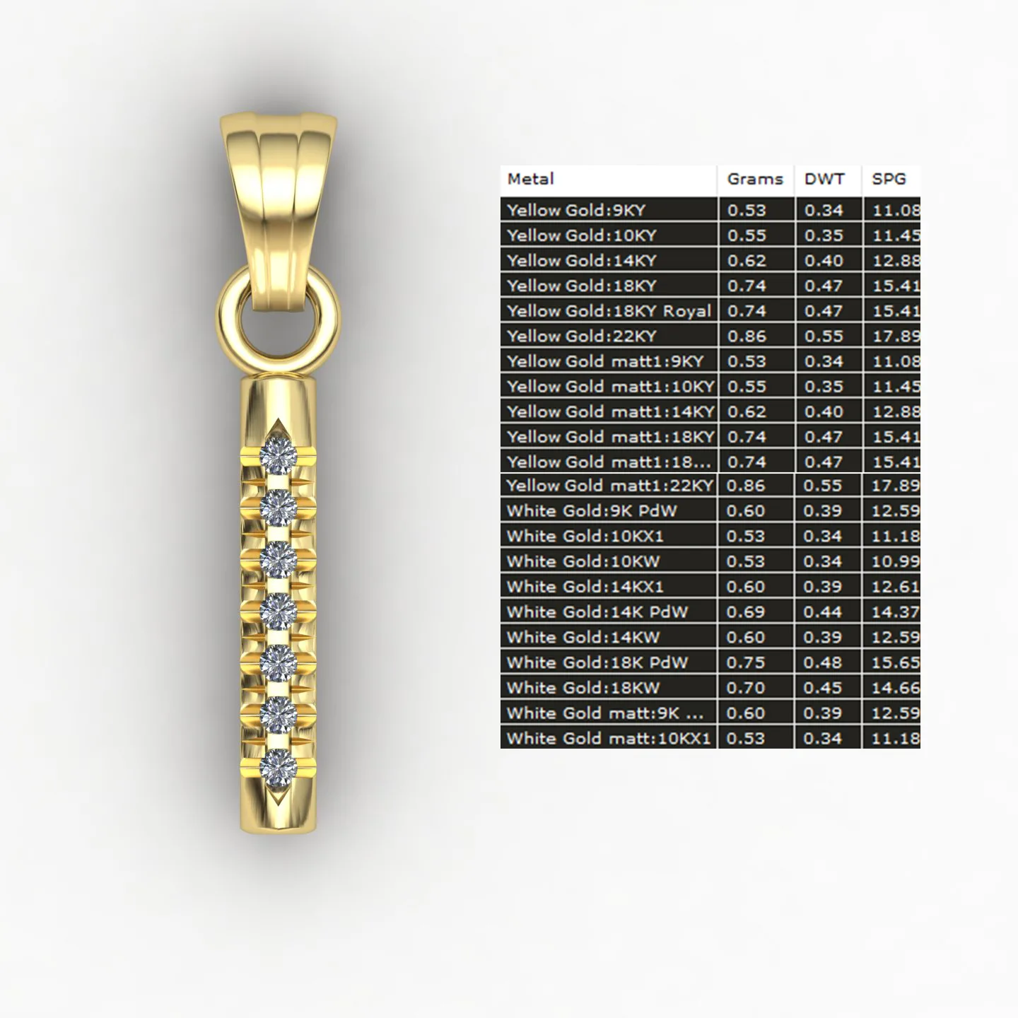 Astlara Pendant 3D Model — image 4