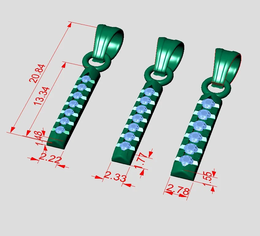 Astlara Pendant 3D Model — image 3
