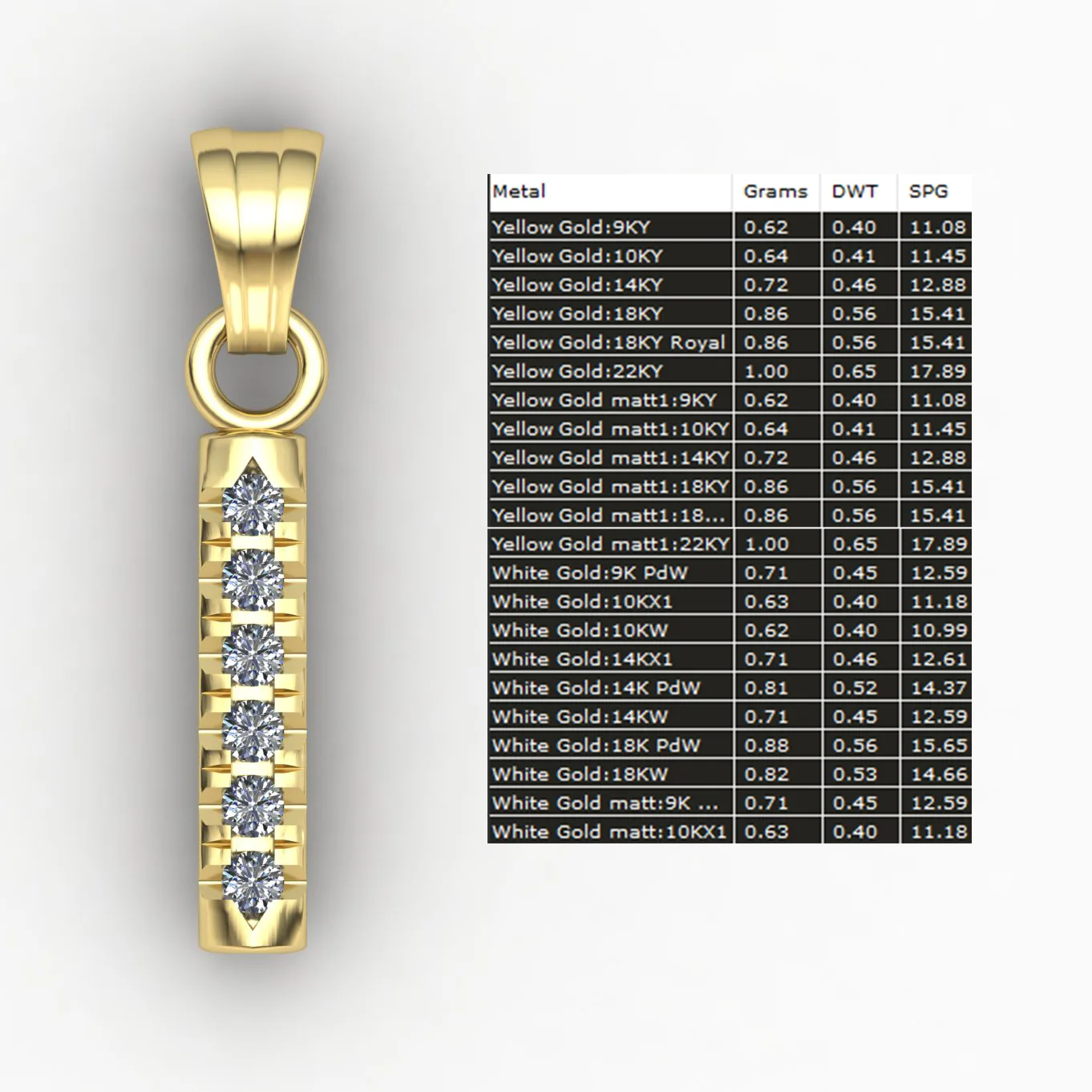 Astlara Pendant 3D Model — image 6