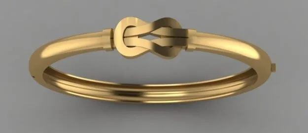 Knot Love Bracelet 3D Model
