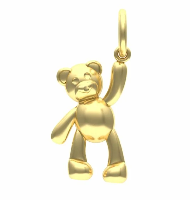 Bear Pendant Code 04 3D Model