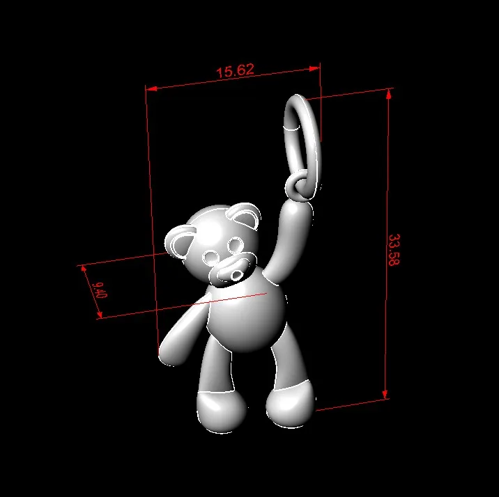 آویز خرس کد 04 — تصویر ۱۲
