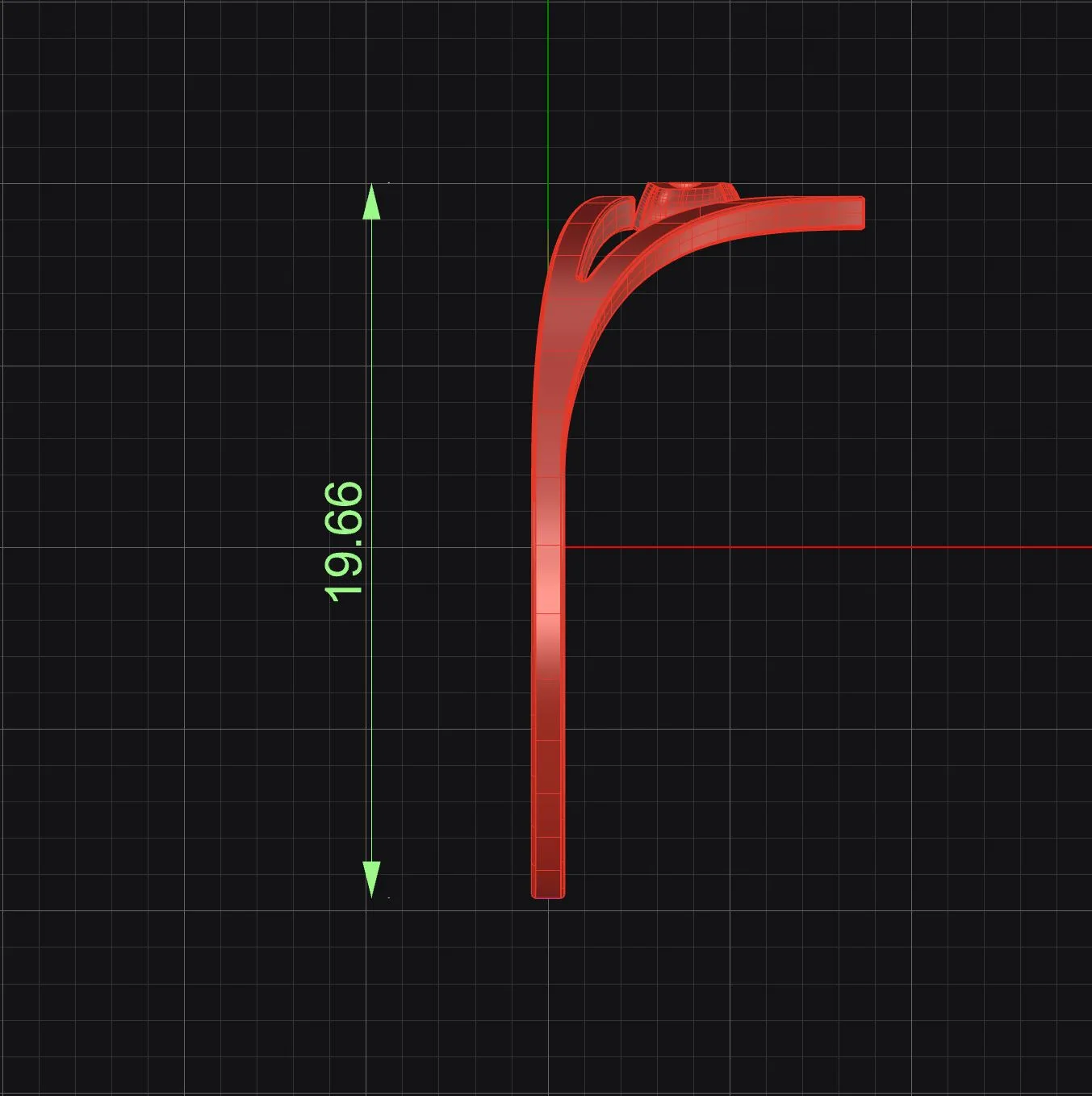 Minimal H Ring Code 4 3D Model — image 4
