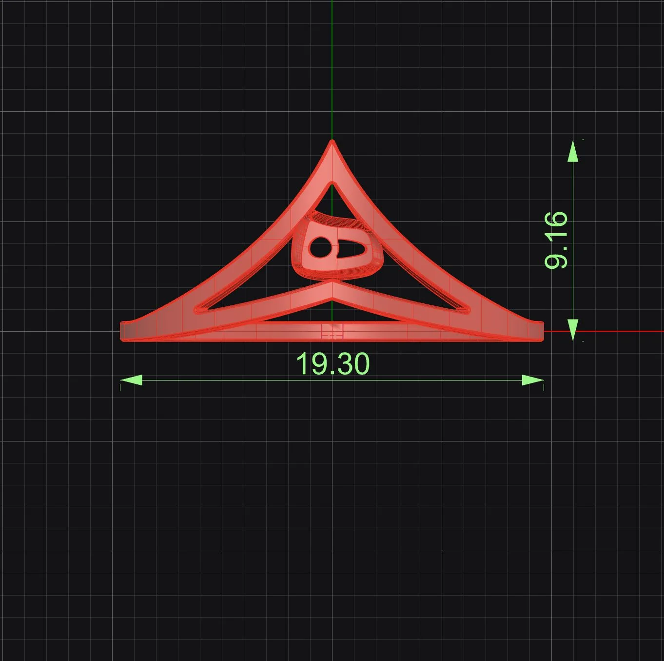 Minimal H Ring Code 4 3D Model — image 2