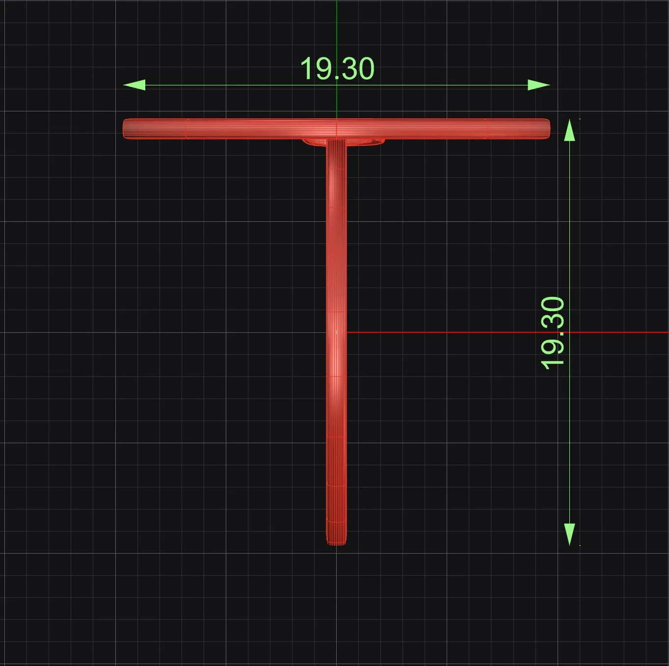 Minimal H Ring Code 5 3D Model — image 4