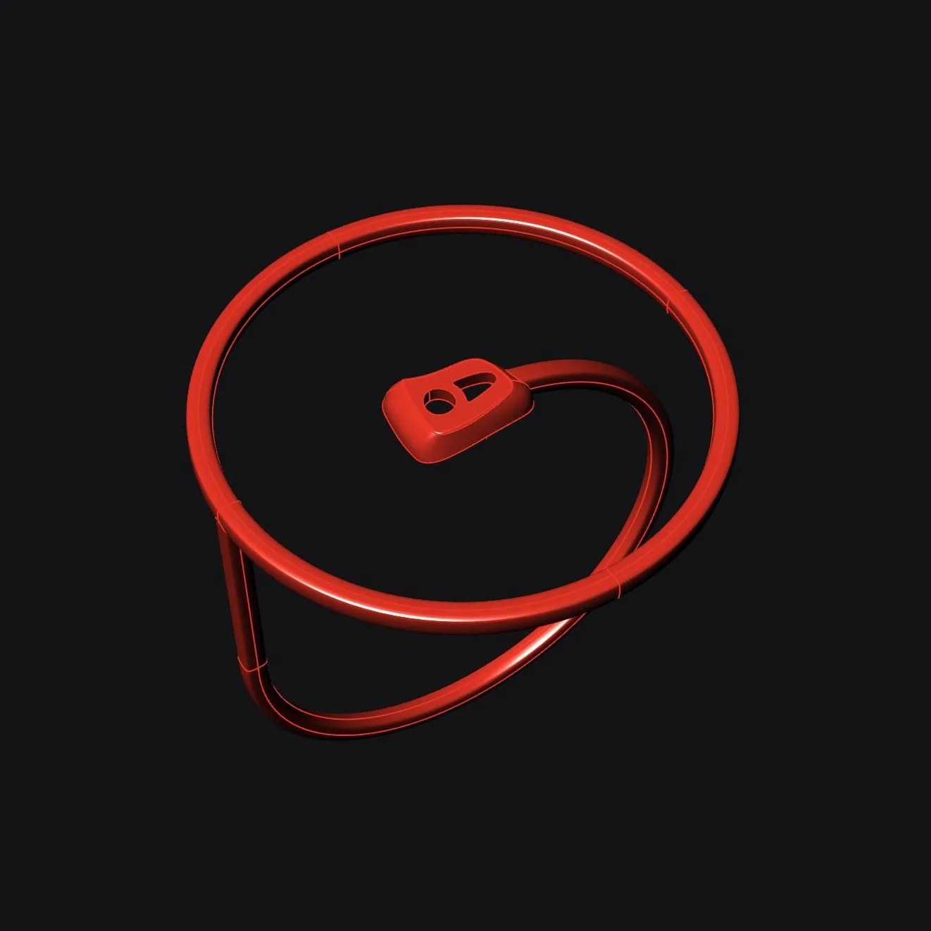 Minimal H Ring Code 5 3D Model