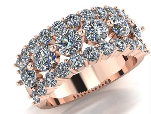 Stone Dar Ring 3D Model