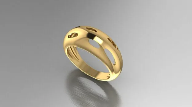 Hafreh Ring 3D Model — image 2