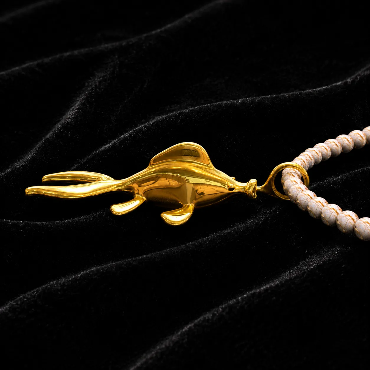 Fish Pendant Code 2 3D Model — image 2