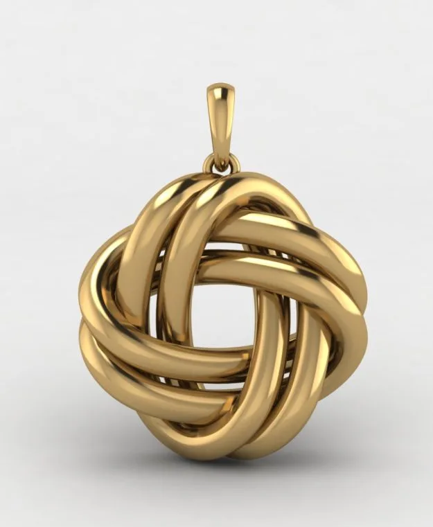 Knot Talayi Javdan Pendant 3D Model