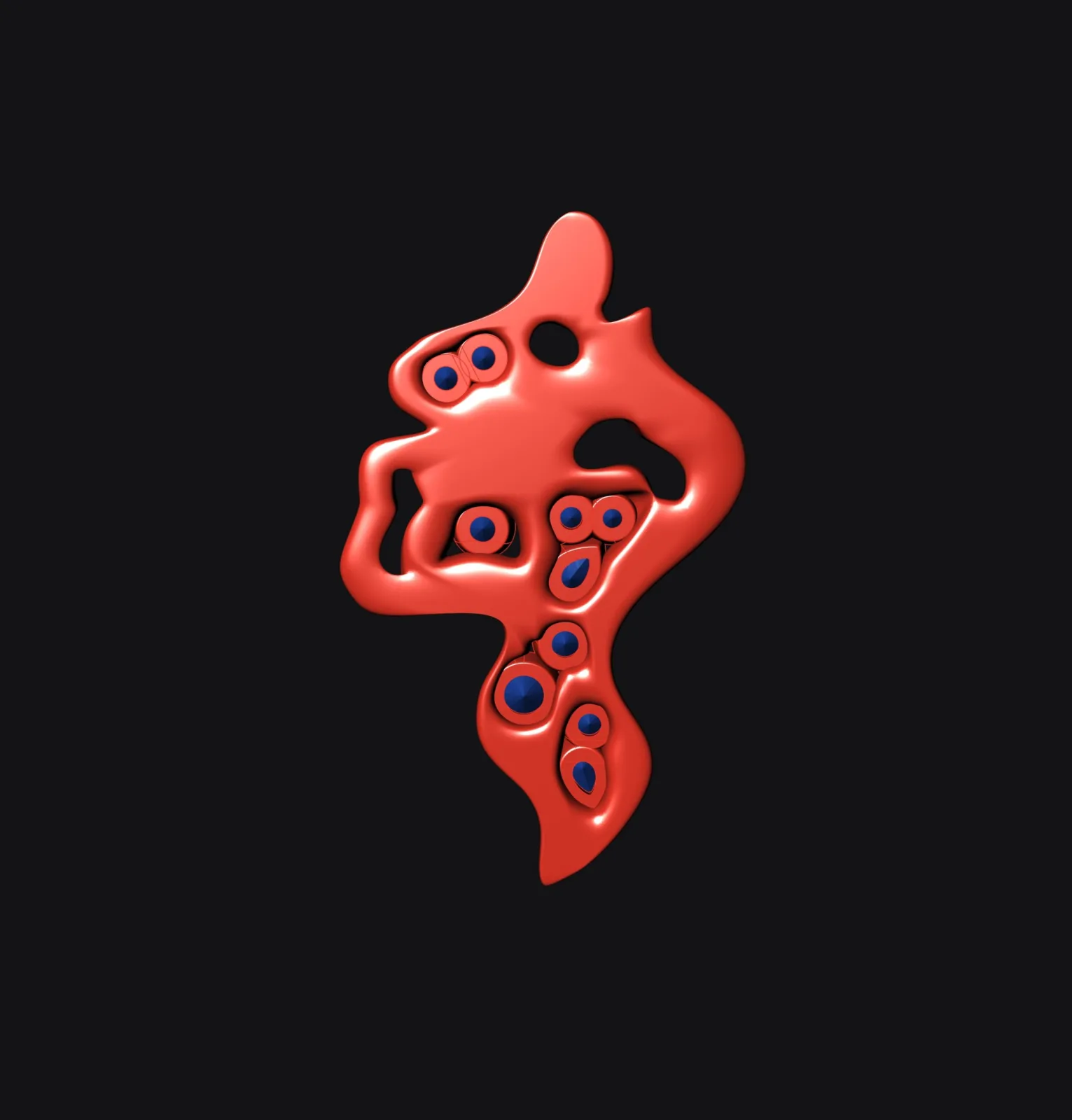 Marjan Daryayi Pendant Code 1 3D Model — image 6