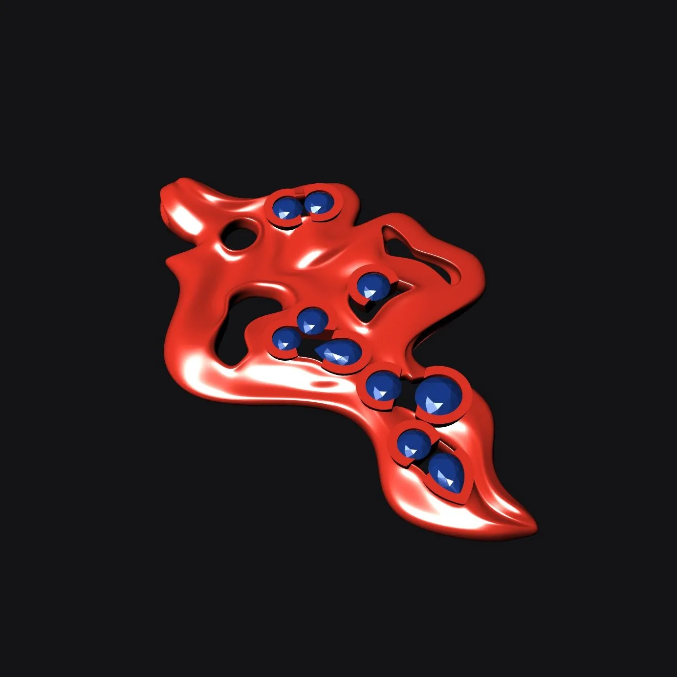 Marjan Daryayi Pendant Code 1 3D Model
